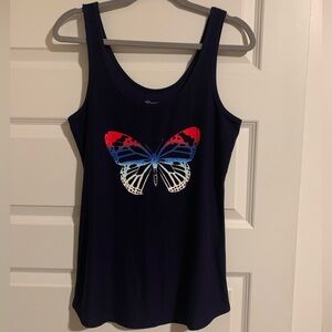 NWOT Women’s Butterfly Tank Top